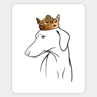 Azawakh Dog King Queen Wearing Crown Magnet